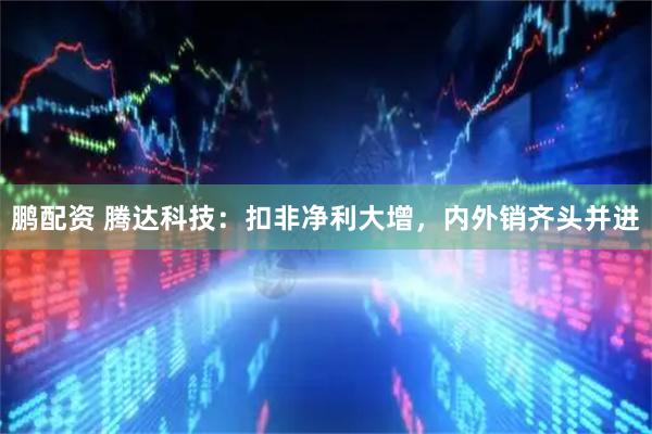 鹏配资 腾达科技：扣非净利大增，内外销齐头并进