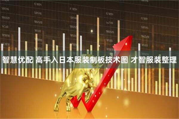 智慧优配 高手入日本服装制板技术图 才智服装整理